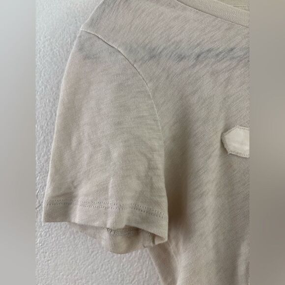 J Crew Factory Sequin Snowflake Short Sleeve Shirt size XS - Picture 4 of 6